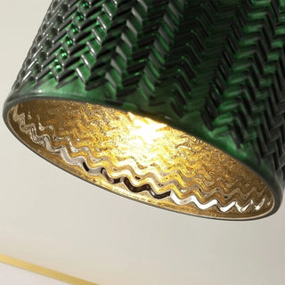 Celako™ Jadeite Pendant Light | Green Glass Japan Wabi Sabi Bedroom Lighting