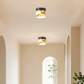 Celako™ Kansou Ceiling Light | Marble Wabi Sabi Style Bedroom