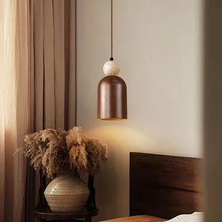 Celako™ Silvatra Pendant Light | Wood Bedroom Lighting