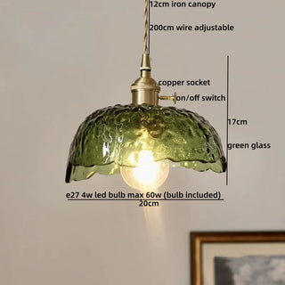 Celako™ Vitrelum Pendant Light | Glass Bedroom Lighting