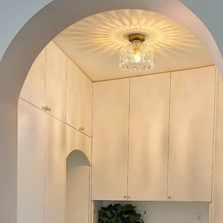 Celako™ Verelle Ceiling Light | Clear Glass Bedroom Lighting