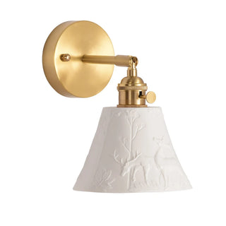 Celako™ Glazora Wall Light | Copper Bedroom Lighting