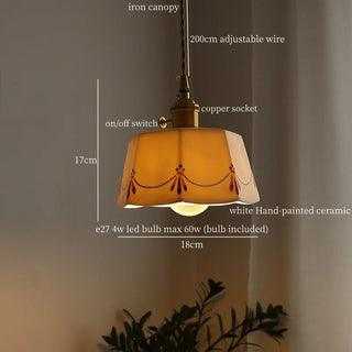 Celako™ Terraluce Pendant Light | Ceramic Kitchen Island Lighting